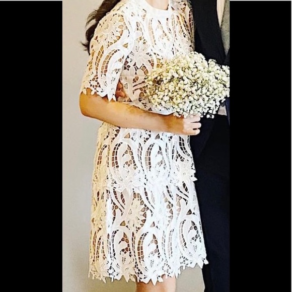 Self-Portrait Lace Mini Dress - Picture 2 of 4